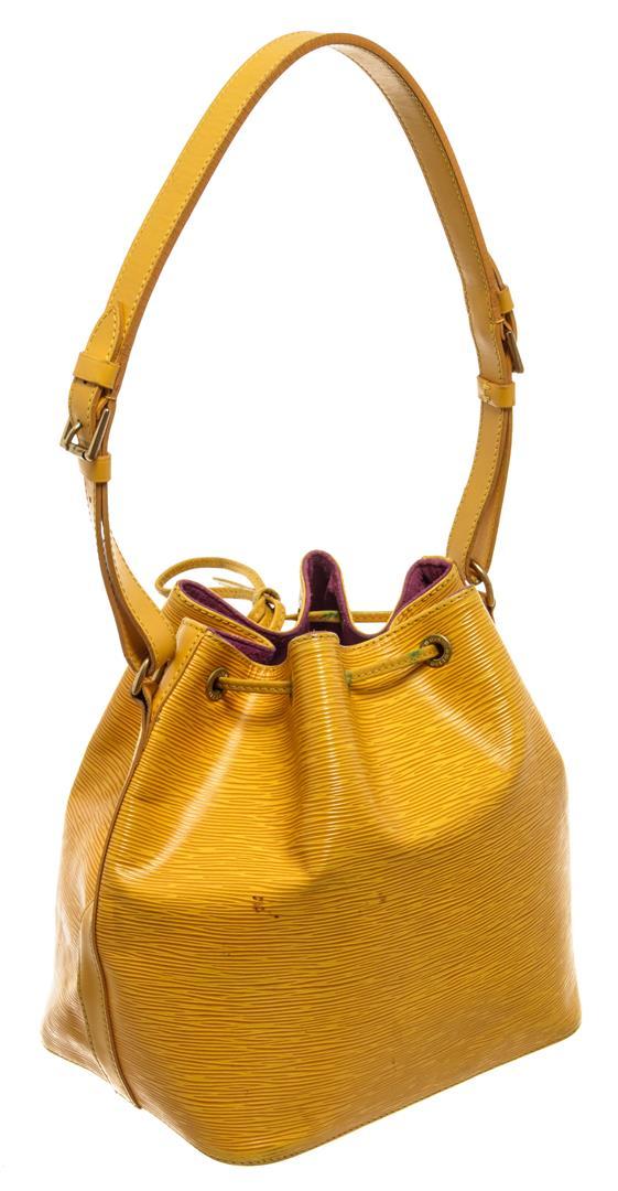 Louis Vuitton Yellow Epi Leather Noe PM Bag