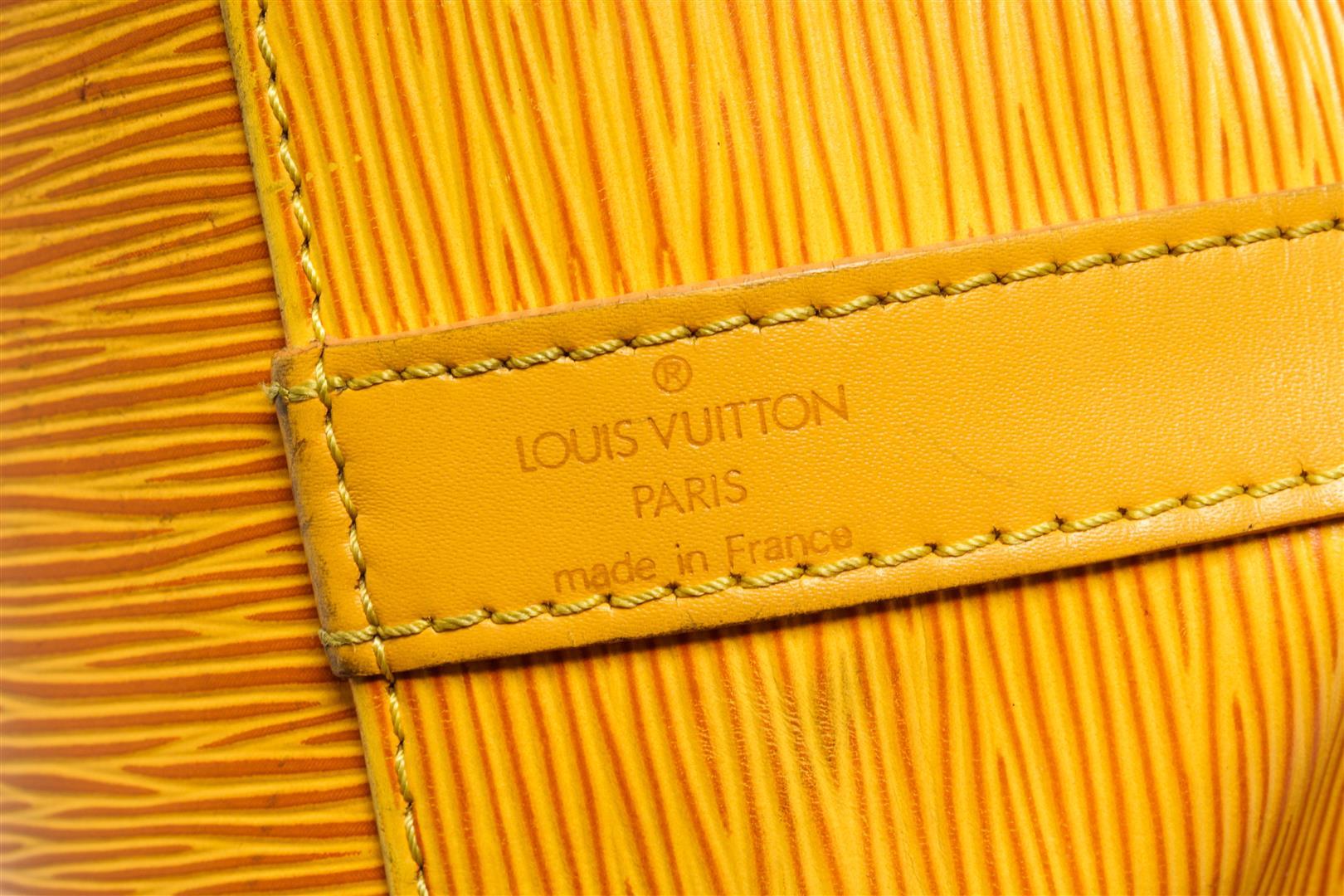 Louis Vuitton Yellow Epi Leather Noe PM Bag