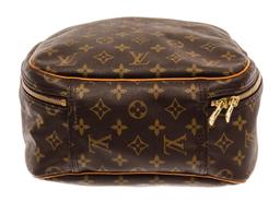 Louis Vuitton Brown Monogram Canvas Leather Excursion Travel Bag