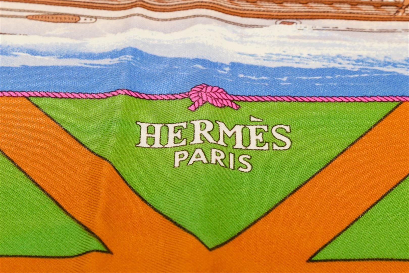 Hermes Multicolor Silk Scarf