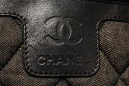 Chanel Coco Cocoon Quilted Denim Messenger Bag