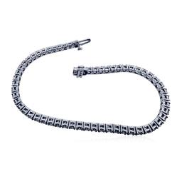 4.46 ctw Diamond Tennis Bracelet - 14KT White Gold