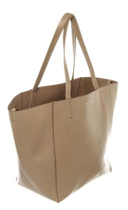 Celine Beige Calfskin Leather Cabas Horizontal Phantom Tote Bag