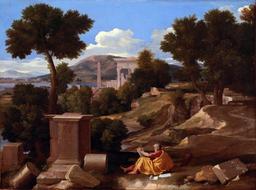 Nicolas Poussin - Landscape with Saint John on Patmos