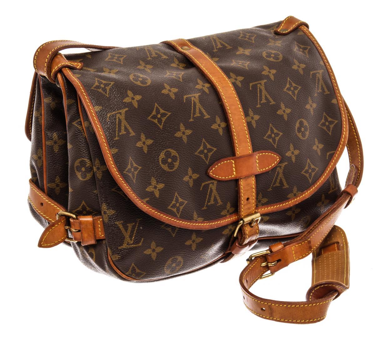 Louis Vuitton Brown Monogram Canvas Saumur 30 Messenger Bag