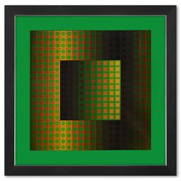 Zett - ZS de la serie Folklore Planetaire by Vasarely (1908-1997)