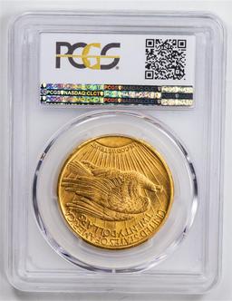 1924 $20 Double Eagle Gold Coin PCGS MS63