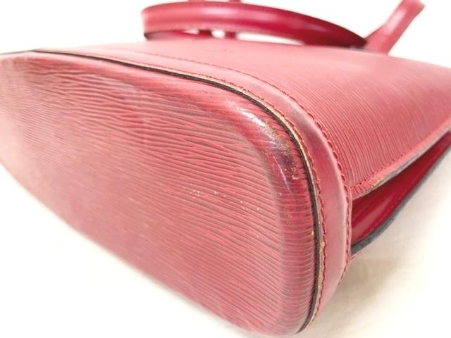 Louis Vuitton Red Epi Leather Lussac Shoulder Tote Bag