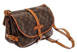 Louis Vuitton Brown Monogram Canvas Saumur 30cm Shoulder Bag