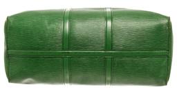 Louis Vuitton Green Epi Leather Keepall 50