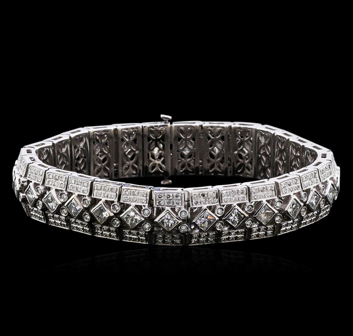 10.00 ctw Diamond Bracelet - 18KT White Gold