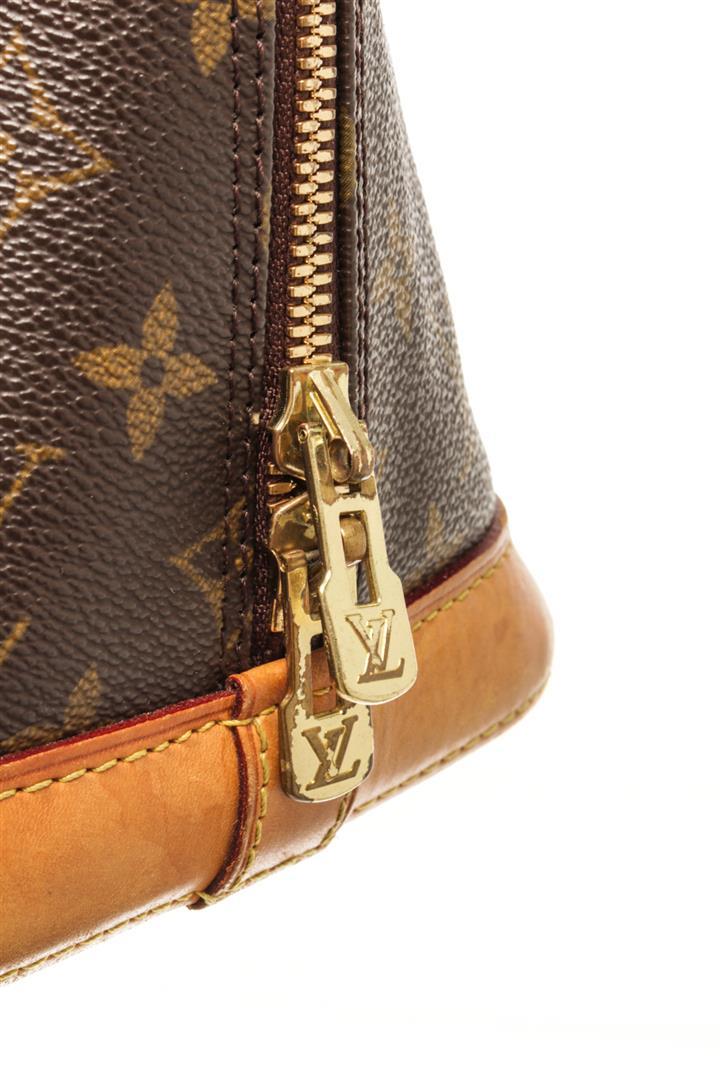 Louis Vuitton Brown Monogram Alma PM Bag