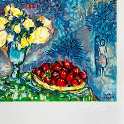 Fruits Et Fleurs Devant La Mer by Chagall (1887-1985)