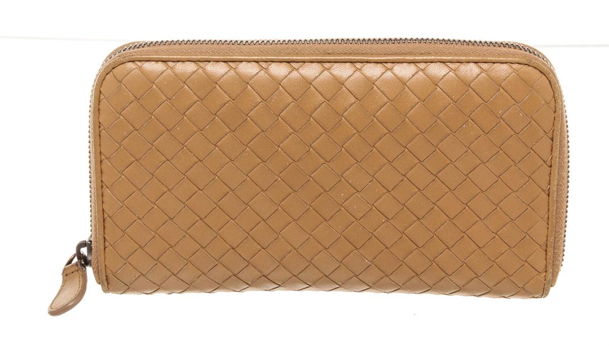 Bottega Veneta Brown Leather Wallet