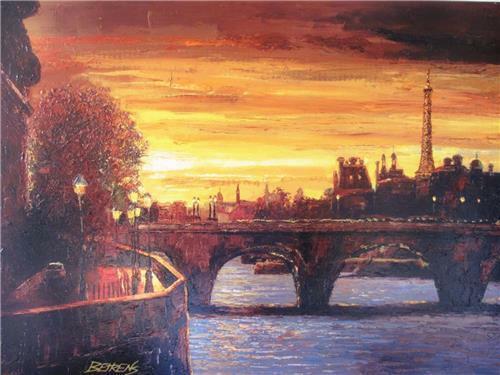 Howard Behrens TWILIGHT ON THE SEINE, II