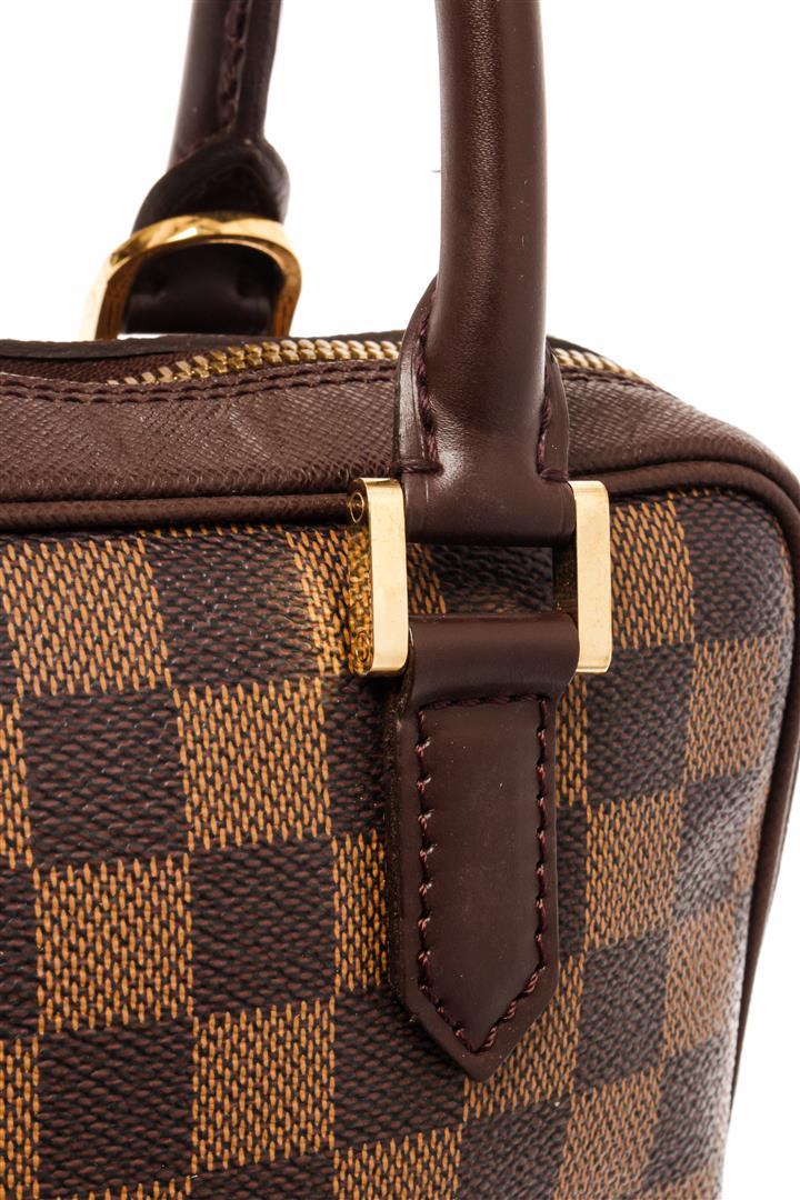 Louis Vuitton Brown Canvas Damier Ebene Brera Tote Bag