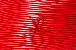 Louis Vuitton Red Epi Leather Saint Jacques Shoulder Bag