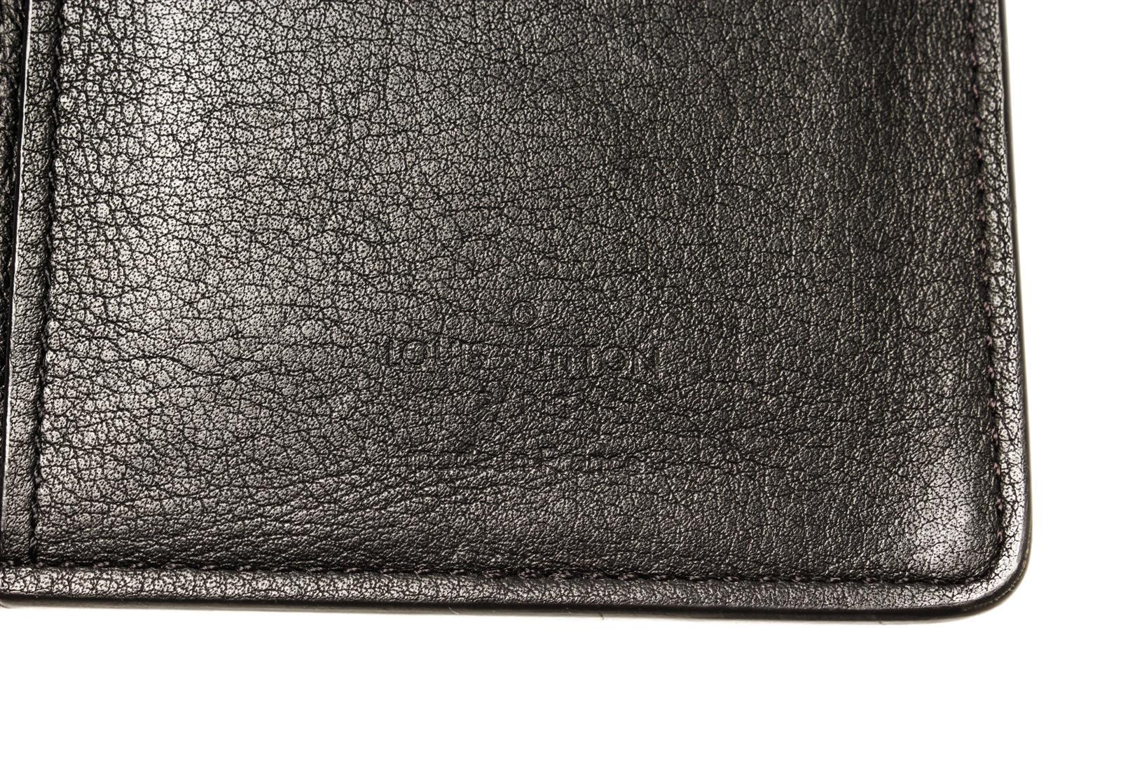 Louis Vuitton Black Leather Brazza Wallet