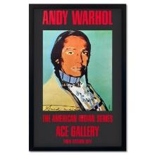 The American Indian Series (Black) by Warhol (1928-1987)