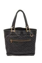 Louis Vuitton Black Monogram Lucille GM Shoulder Bag