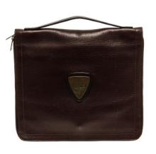 Louis Vuitton Brown Leather Bohemerun Clutch