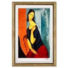 Jenne Hebuterne Con La Mano Sulla Spalla Sinistra by Modigliani, Amedeo