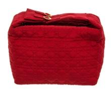 Christian Dior Red Trotteur Small Pouch