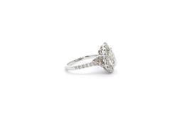 14kt WG Lady's Pear Shape Diamond Ring