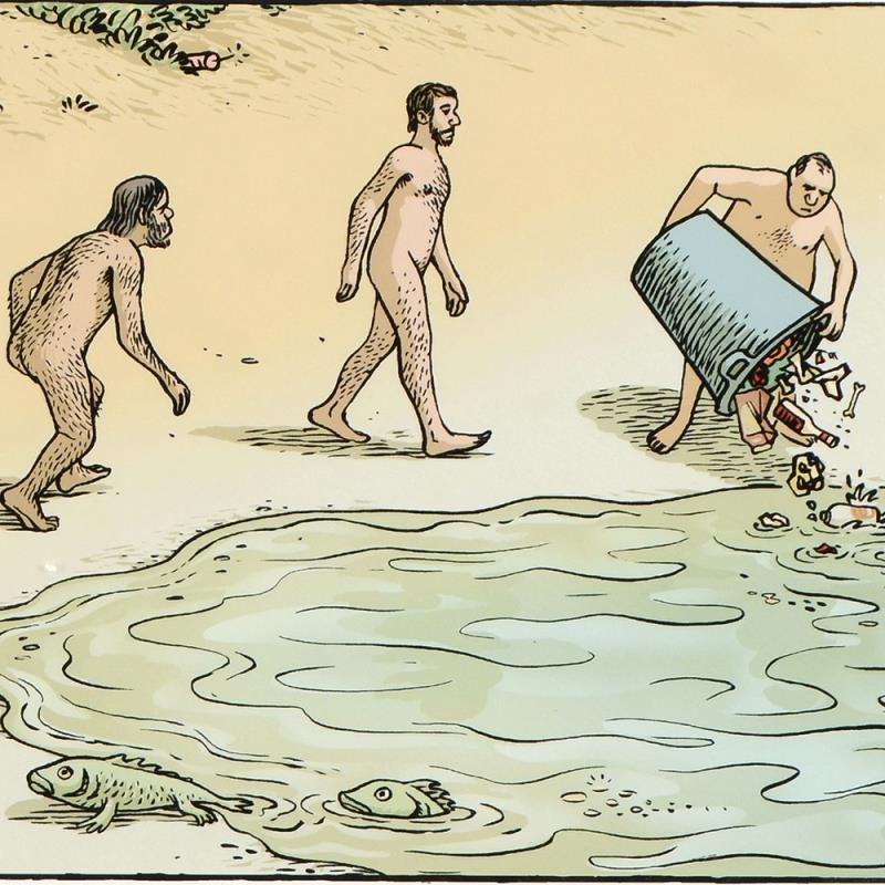 Evolution Trash by Bizarro