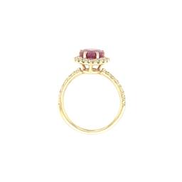 2.85 ctw Ruby & Diamond Ring - 14KT Yellow Gold