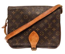 Louis Vuitton Brown Monogram Canvas Cartouchiere GM Messenger Bag