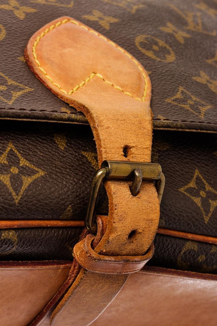 Louis Vuitton Brown Monogram Canvas Cartouchiere GM Messenger Bag