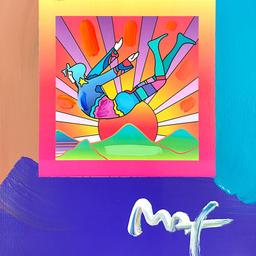 Cosmic Flyer by Peter Max