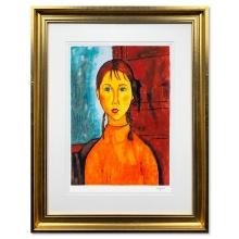 Bambina Con Trecce by Modigliani (1884-1920)