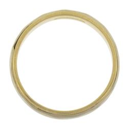Classic 18k TT Gold Faceted Center w/ Milgrain Eternity Stackable Band Ring