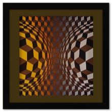 Cheyt - OND de la serie Structures Universelles De LHexagone by Vasarely (1908-1