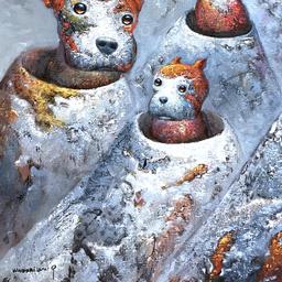 Moon Dogs by Wang Original