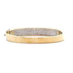 14KT Yellow Gold 3.50 ctw Diamond Bangle Bracelet
