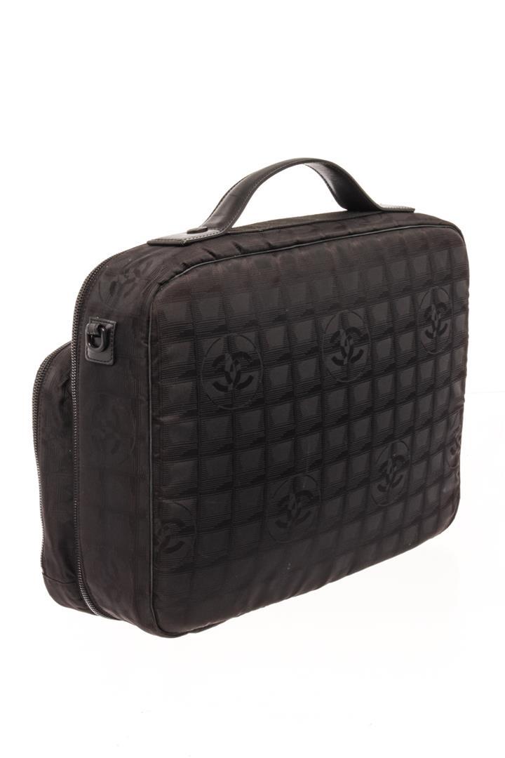 Chanel Black Nylon Travel Bag