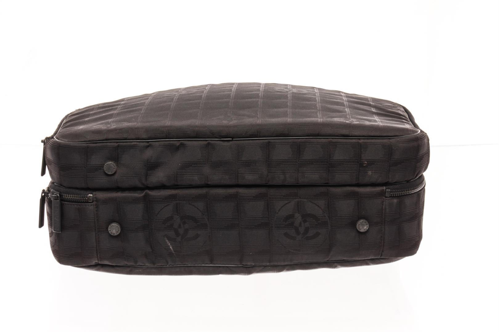 Chanel Black Nylon Travel Bag