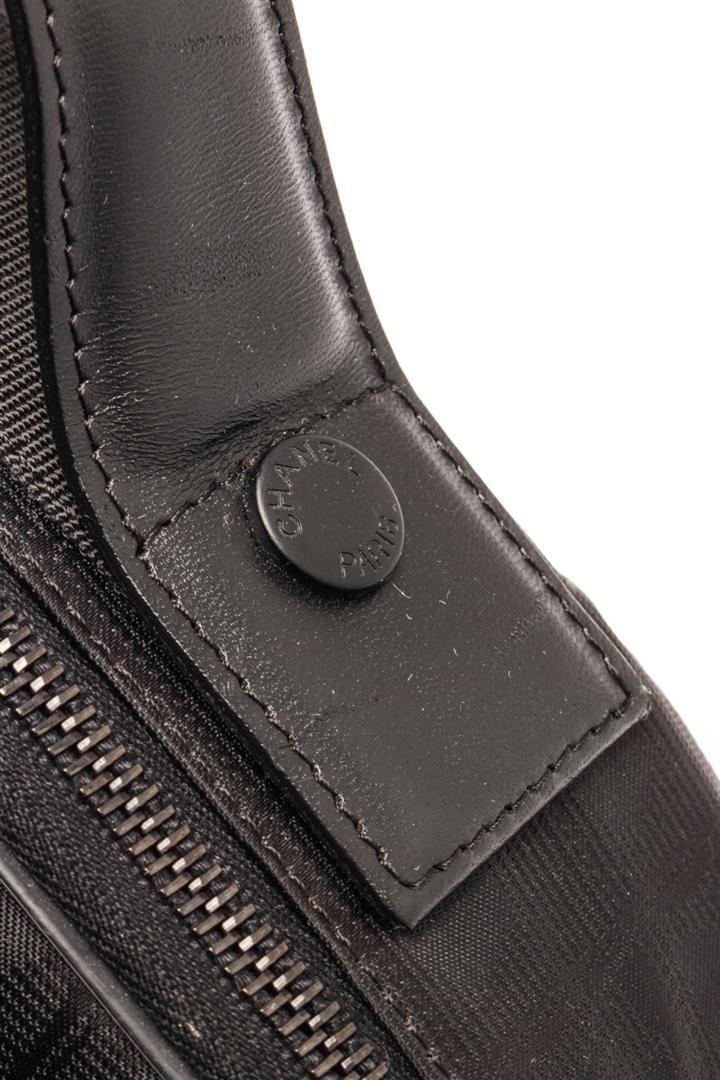 Chanel Black Nylon Travel Bag