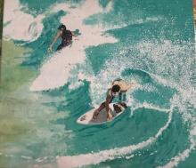 Surfers by Roger Bigg