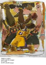 Hawks vs Lakers by Stephen Holland ORIGINAL
