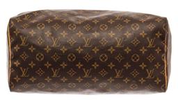Louis Vuitton Brown Monogram Canvas Speedy 40 Satchel Bag