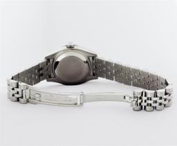 Rolex Ladies New Style Sapphire Quickset White Index White Gold Ruby Diamond Bez