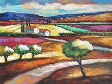 BRODINSKY TUSCAN VACATION ORIGINAL OIL