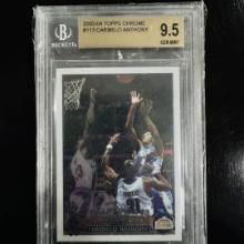 2003-04 Topps Chrome #113 Carmelo Anthony Rookie - BGS 9.5 Gem Mint