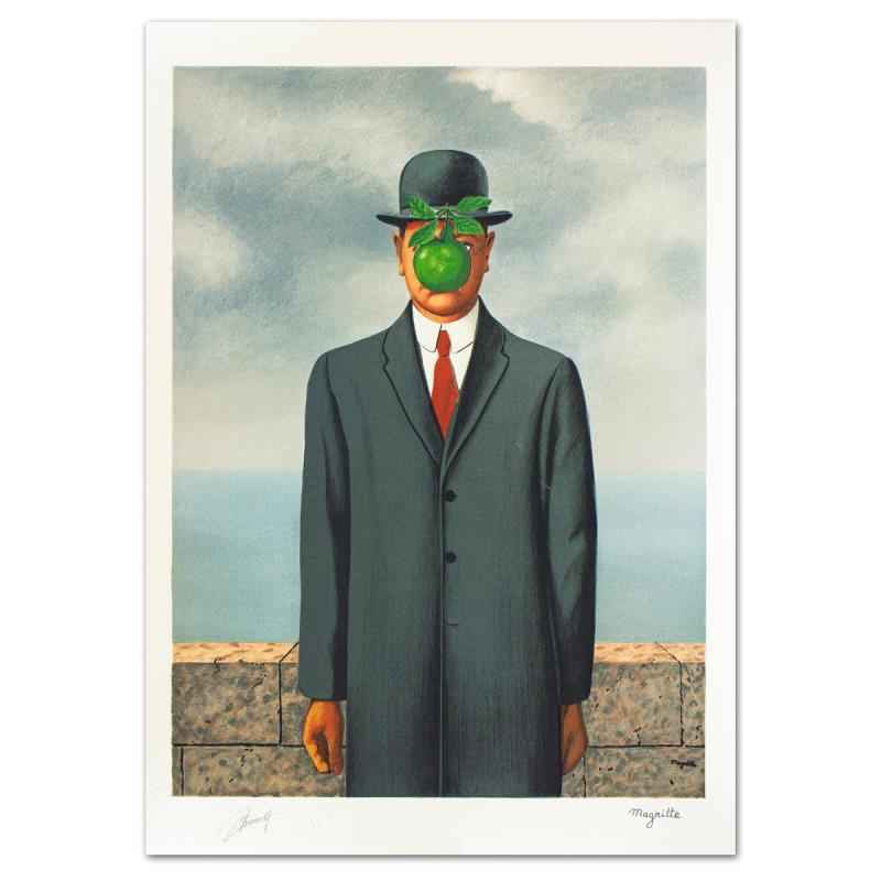 Le Fils De Lhomme by Magritte (1898-1967)