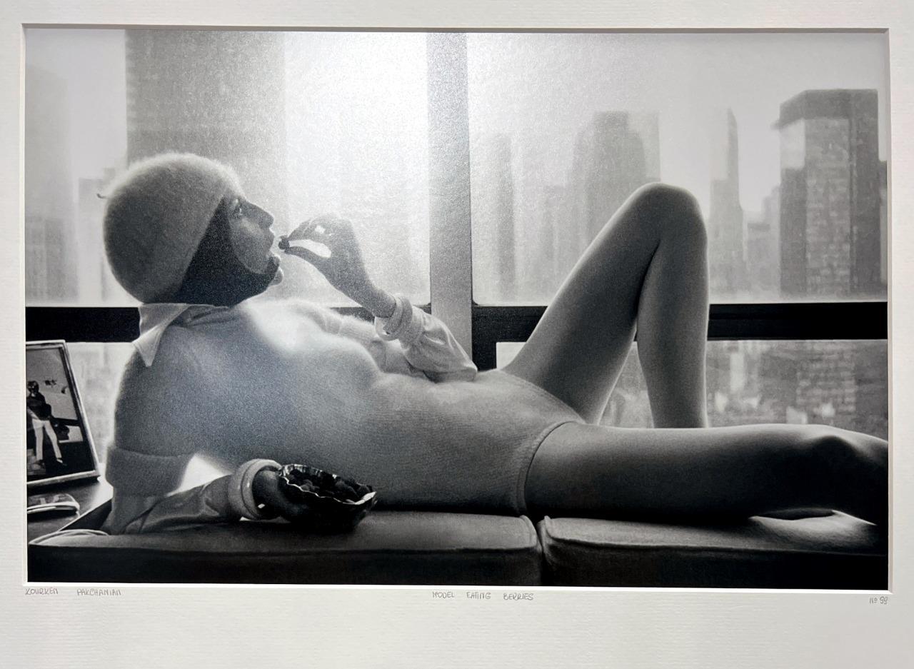 Kourken Pakchanian Model Eating Berries Landscape