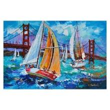 Boats by the Golden by Rafael Original